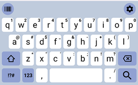 Personnalisation clavier entreprise android datalogic