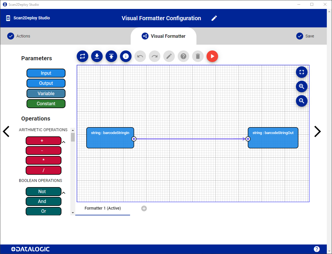 Pipeline de traitement des données Datalogic