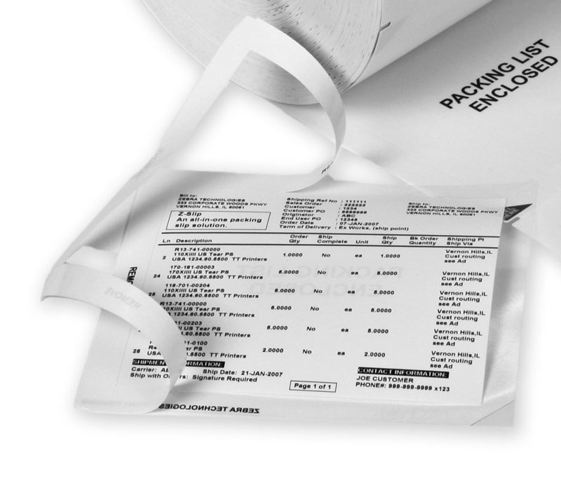 ETIQUETTE THERMIQUE DIRECT BORDEREAUX D'EXPÉDITION pour ZEBRA ZT610