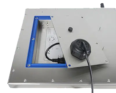 Ordinateur industriel tactile inox étanche 15.6 pouces.