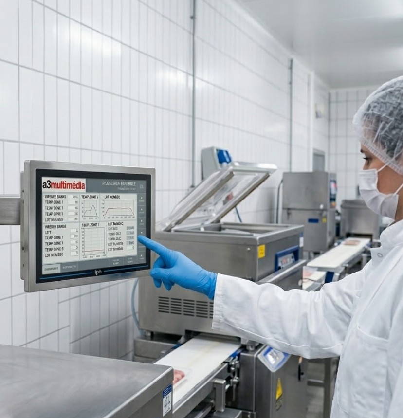 Panel PC tactile durci IP69 face avant IP66 coffret.