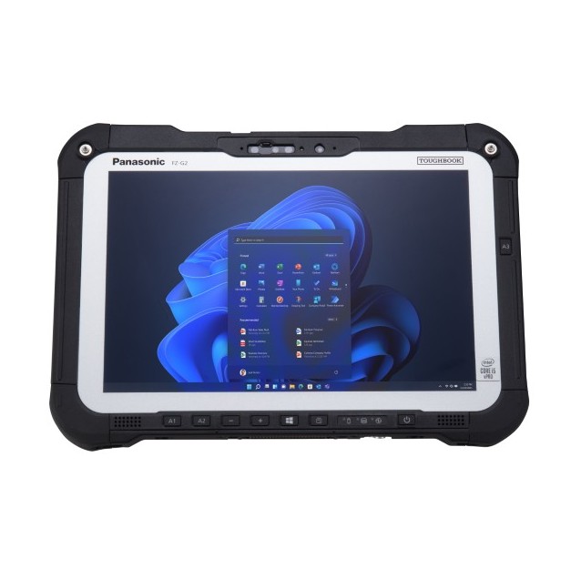 Panasonic Toughbook G2 en mode portable avec clavier amovible.