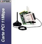 Aperçu CARTE WIFI PCI 11MBPS + ANTENNE