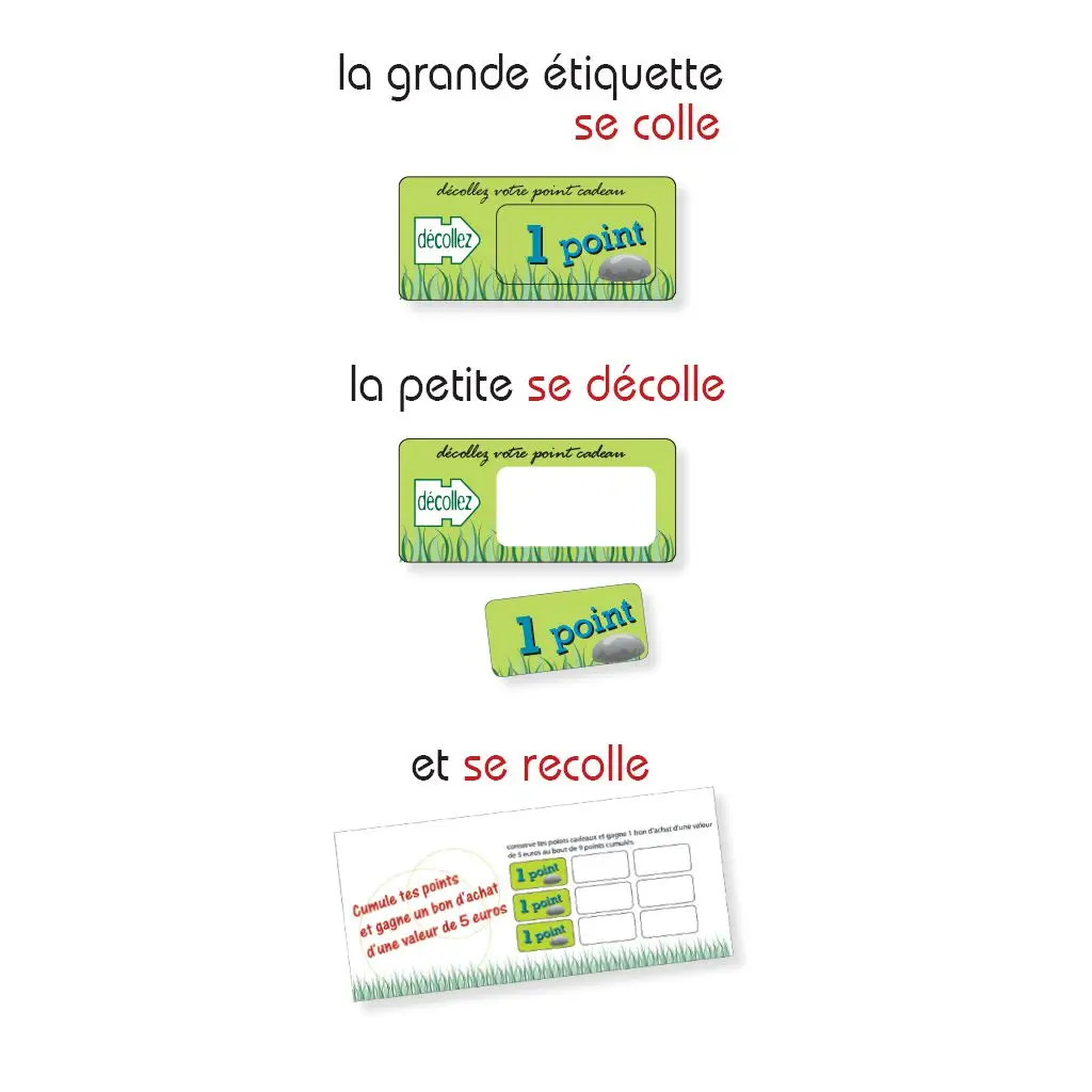 etiquette rouleau papier double enduction promotion jeux médicaments alimentaire