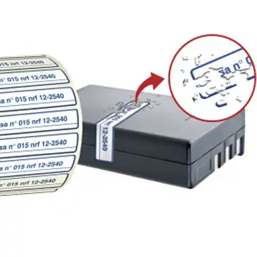 rouleaux étiquettes adhésives destructible zebra toshiba sato