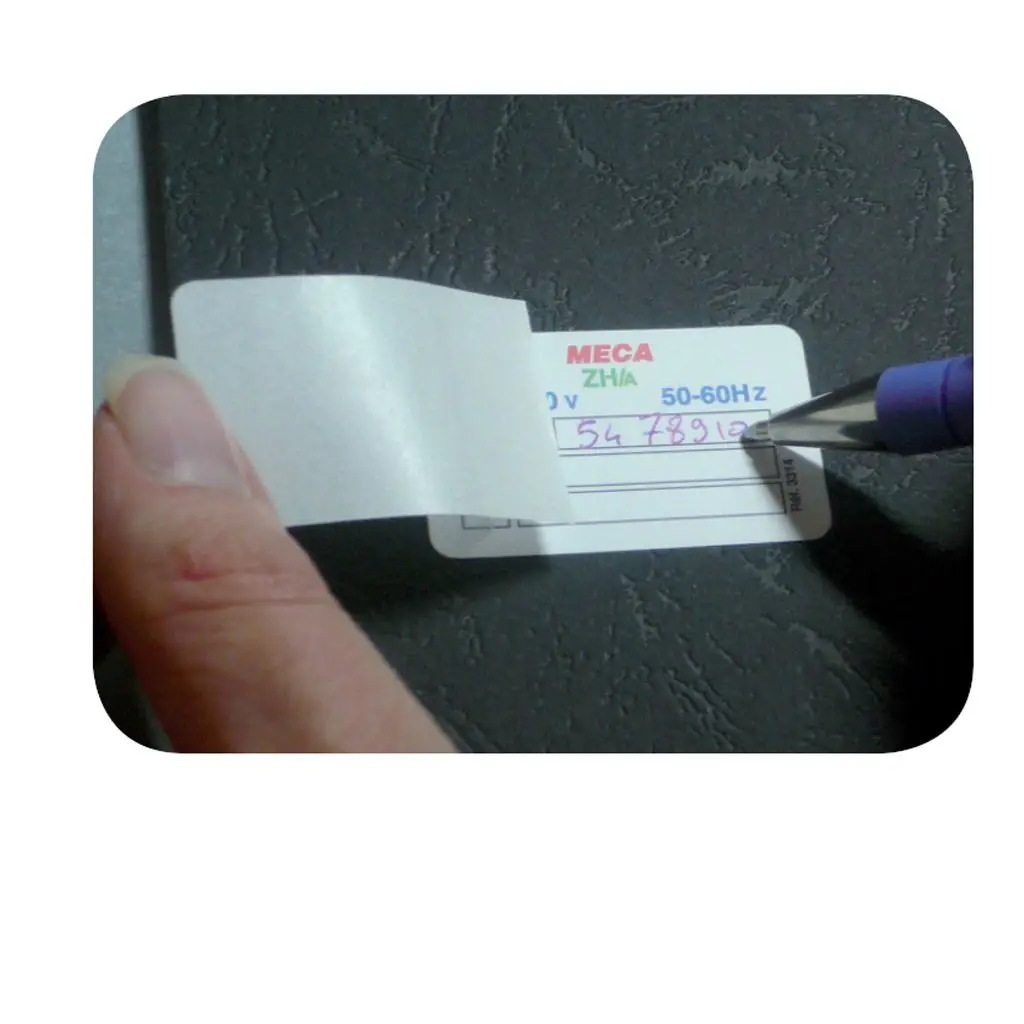 etiquettes de protection abrasion fraude