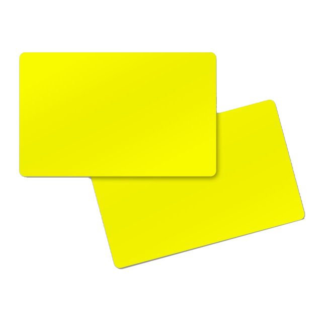 carte pvc jaune