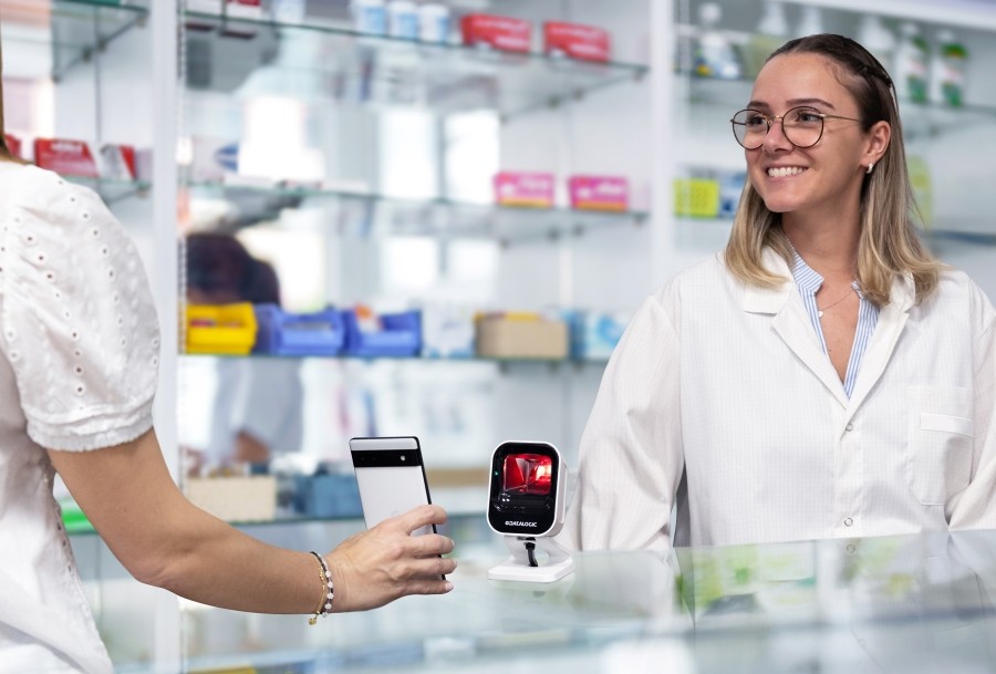 pharmacie datalogic magellan 900i blanc