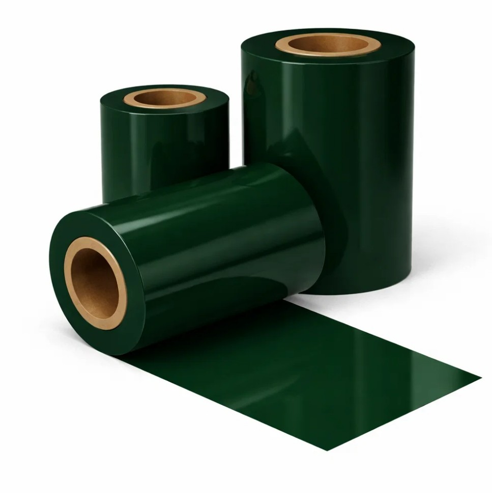 ruban imprimante transfert vert mousse