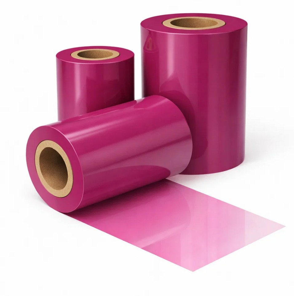 ruban film transfert cire resine magenta