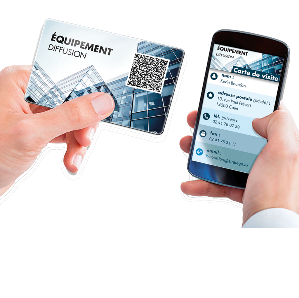 cartes data variable QR code