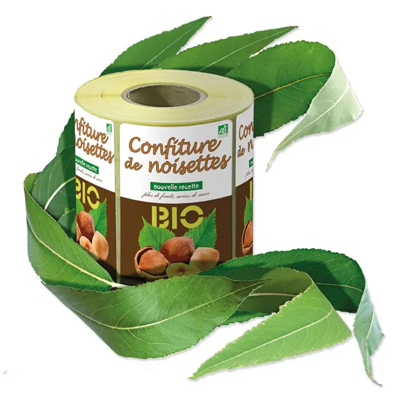 Aperçu ETIQUETTES BIODEGRADABLE PAPIER COUCHE
