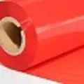 ruban rouge etiquetage code barres