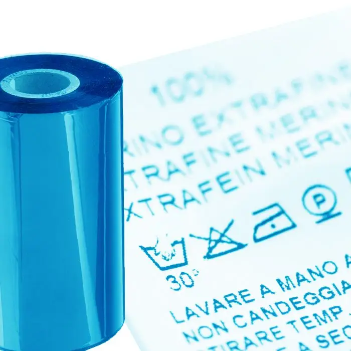Aperçu RUBAN TRANSFERT THERMIQUE SPECIAL TEXTILE CYAN