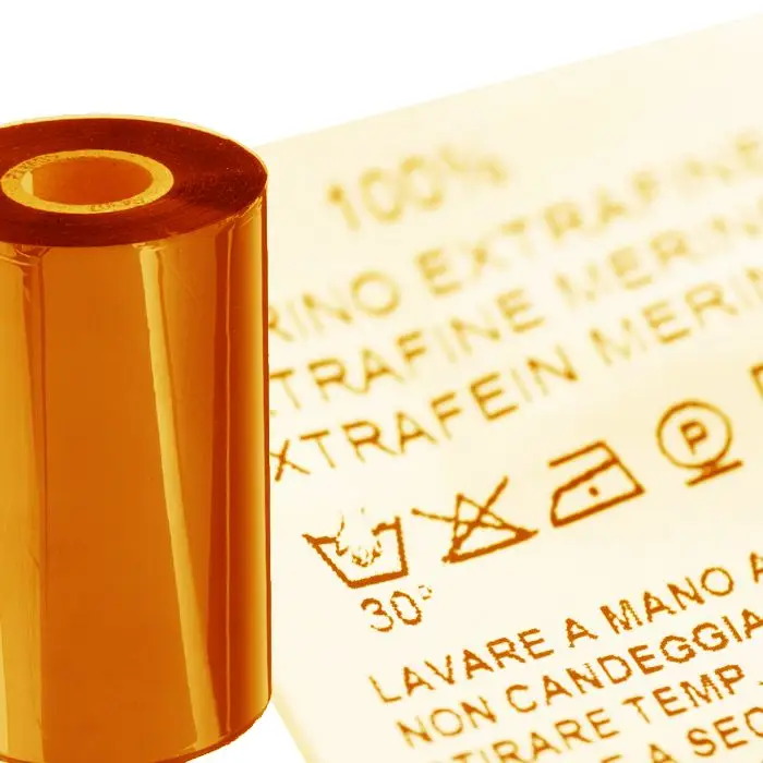 Aperçu RUBAN TRANSFERT THERMIQUE SPECIAL TEXTILE ORANGE