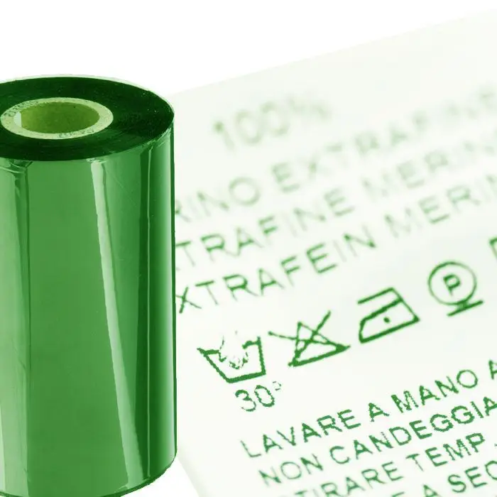 ruban transfert sp&eacute;cial textiles vert