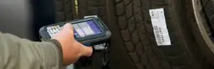 portable Intermec cn 75 code barre