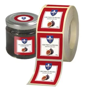Aperçu ETIQUETTES PAPIER VERGE BLANC