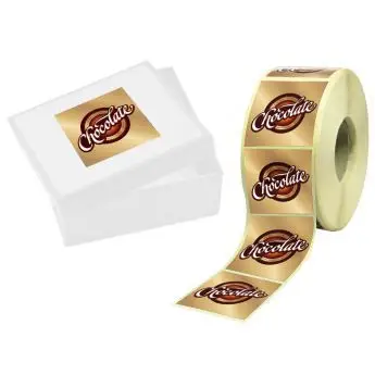 etiquette couch&eacute; quadi avec pelliculage