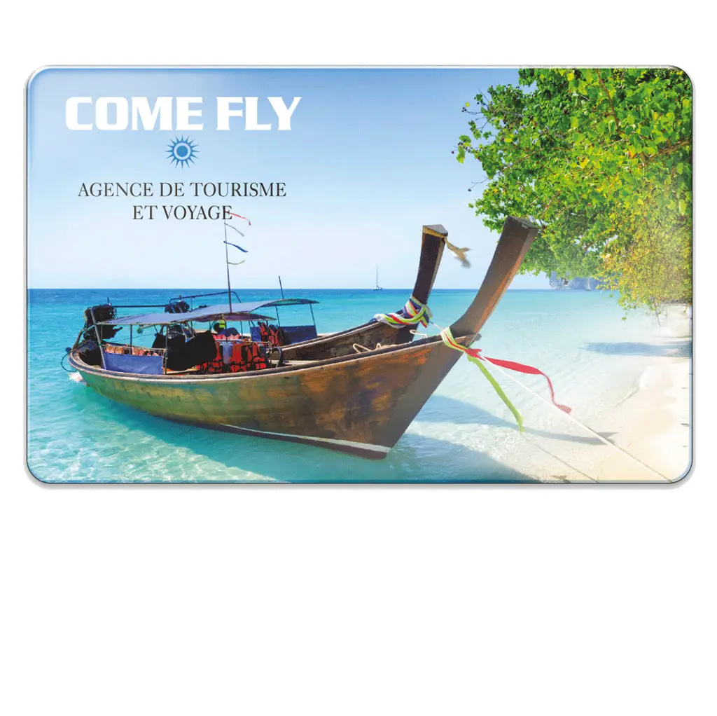 cartes publicitaires brillante