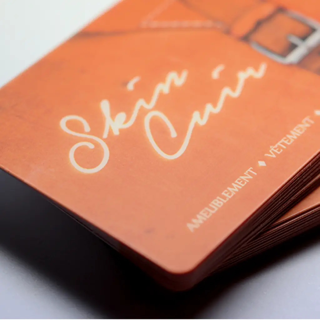 cartes publicitaires mat