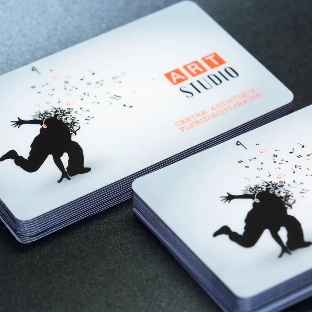 cartes publicitaire mate