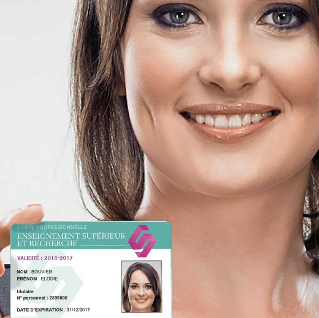 carte d'identification photo