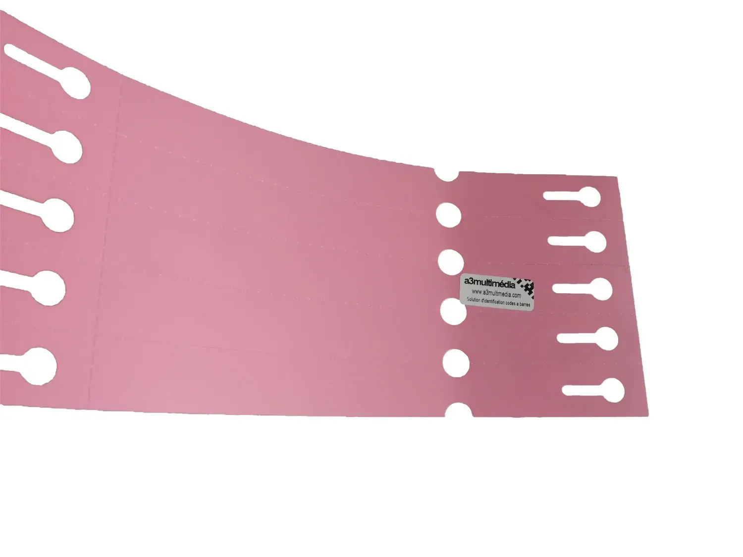 etiquette PVC ind&eacute;chirables boucles horticulture rose