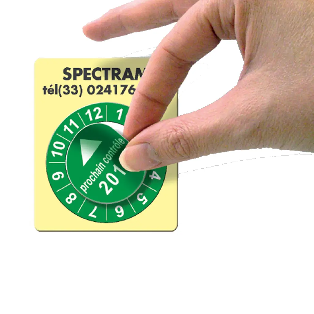 Aperçu ETIQUETTES SECURITE PASTILLE CALENDRIER