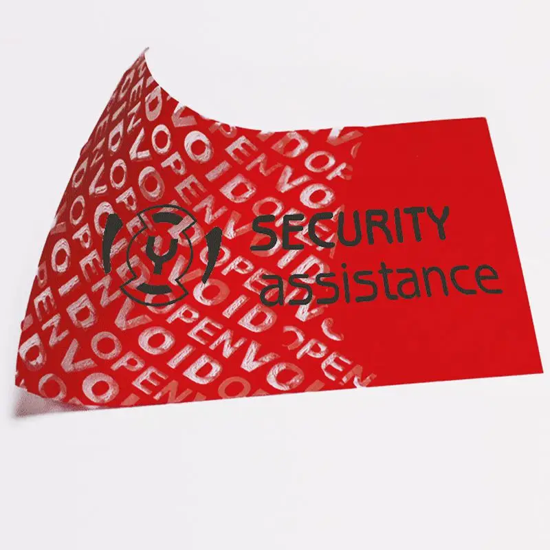 Etiquette de s&eacute;curit&eacute; void 