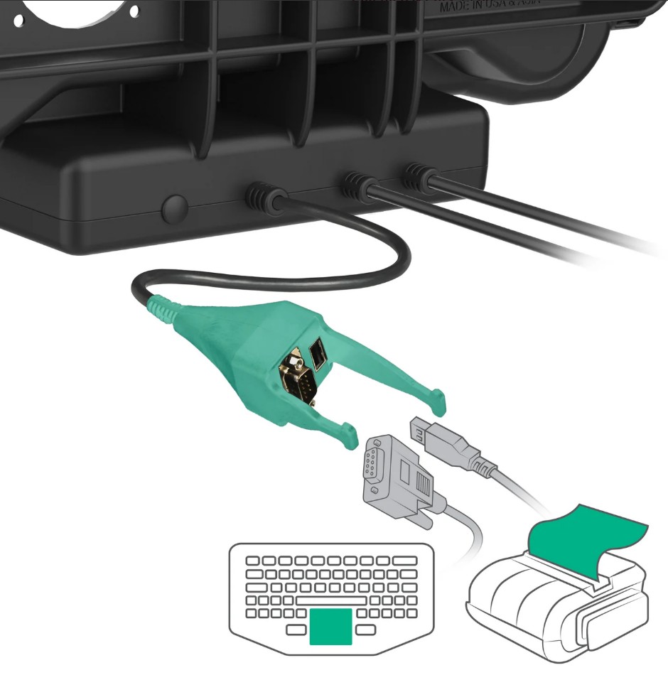 support actif véhicule tablette industrielle getac zx80