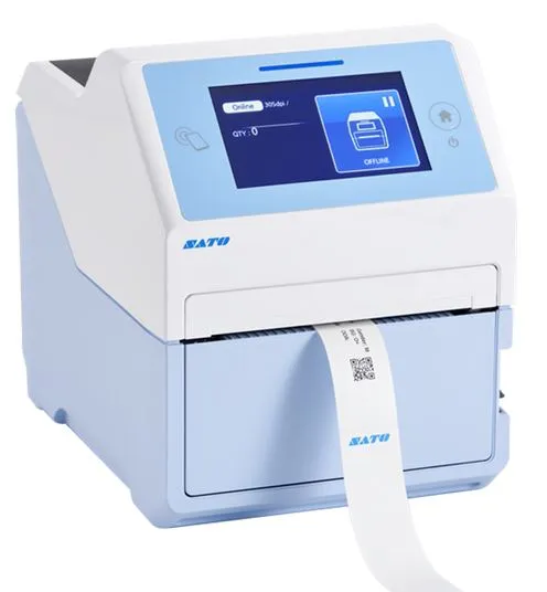 imprimante étiquette sato CT4-LX-HC santé hopitaux autonome