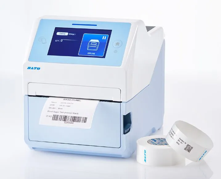 imprimante étiquette sato CT4-LX-HC santé hopitaux autonome
