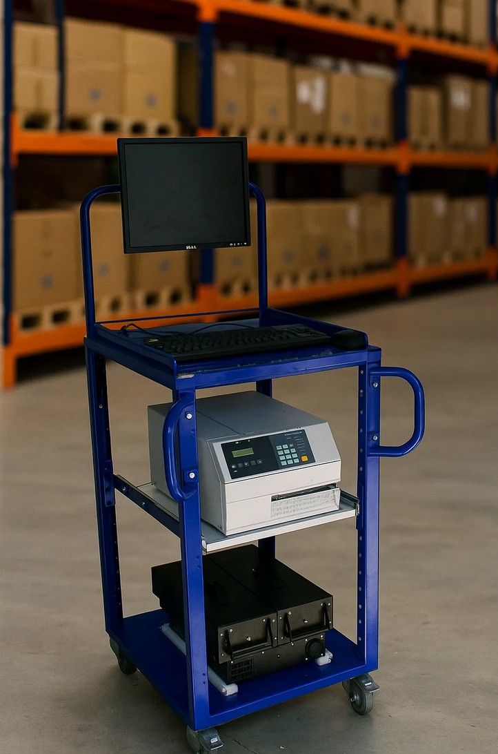 Station d’alimentation  pack batterie interchangeable  chariot