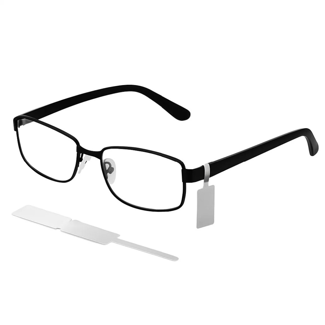 rouleau etiquette boucle argent mat lunette