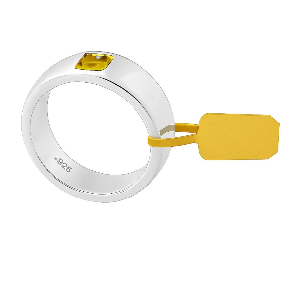 etiquette boucle blanche bague collier bijoux