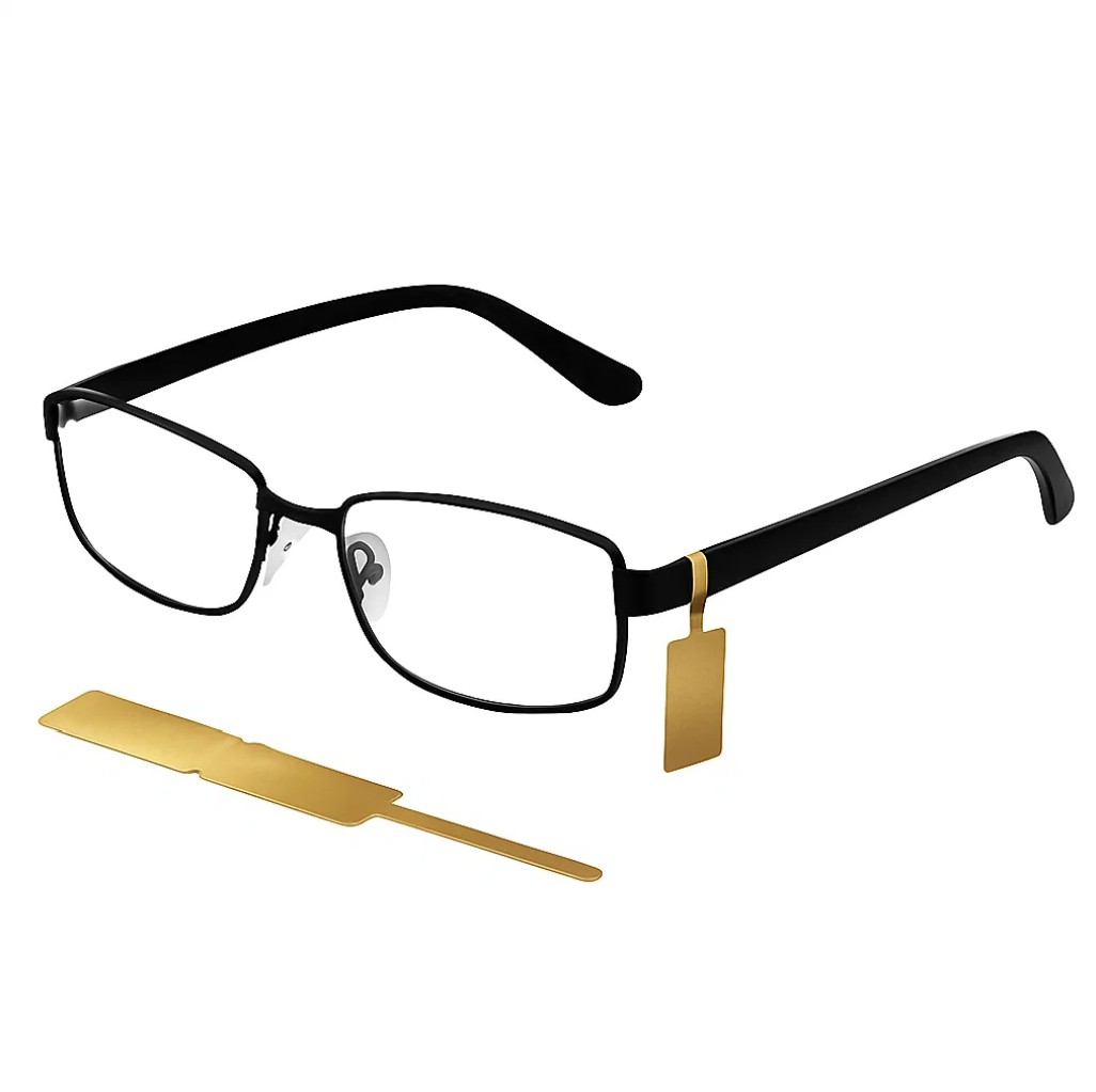 rouleau etiquette boucle blanche lunette