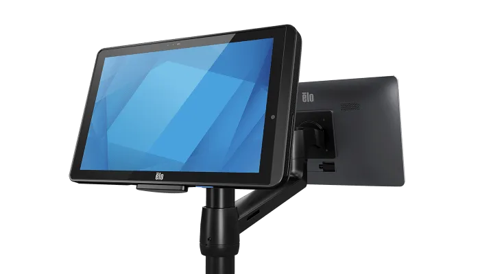 Elo touch Pay 10 avec support pivotant vendeur client