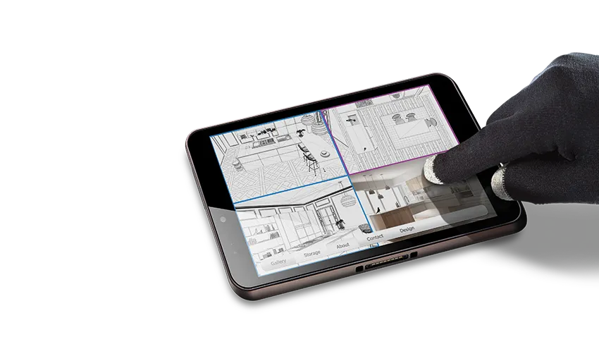 Tablette tactile Bluebird RT080 destinée aux applications métiers