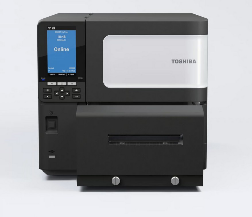 Imprimante étiquette industrielle Toshiba BX610T palettes et colis.