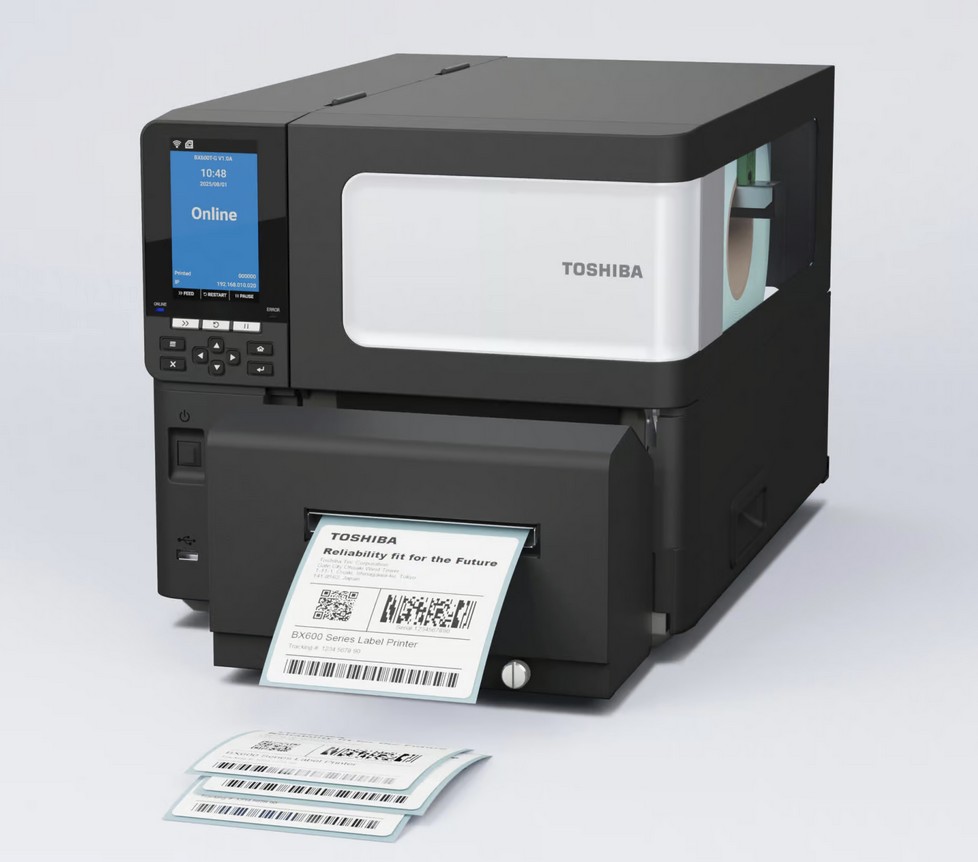 Imprimante code‑barres Toshiba BX610T 6 pouces grand format.