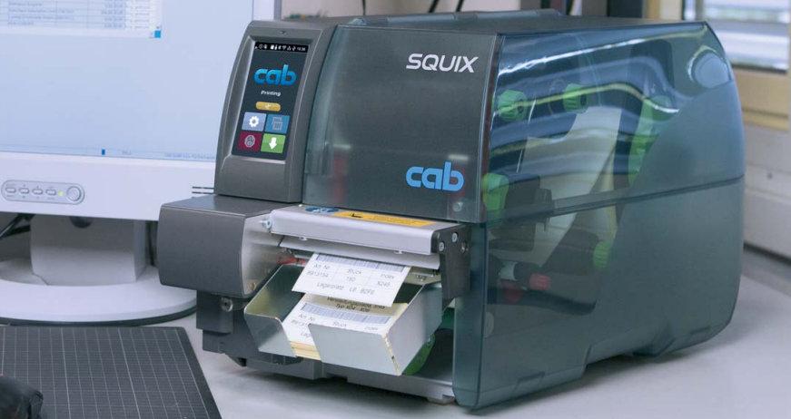 imprimante cab squix 4.3 etiquette