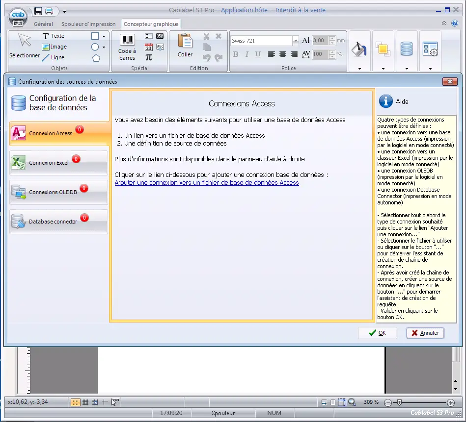 logiciel S3 cab impression etiquettes