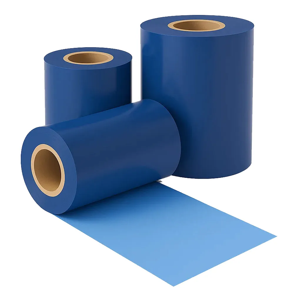 film cire résine bleu étiquetage imprimante zebra honeywell sato tsc toshiba