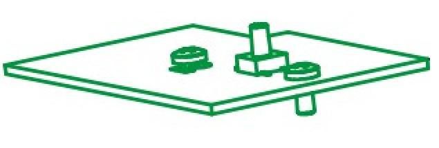 ZEBRA - 105934-004 - Interrupteur d'alimentation Gk/gk420t/gx430t (transfert thermique)