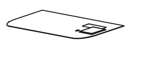 ZEBRA - 105934-068 - Plaque signal&eacute;tique, gx420t avec lcd (transfert thermique)