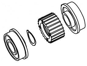 HONEYWELL - 15-3218-01 - Classe A G2 PLATEN PULLEY ASSY