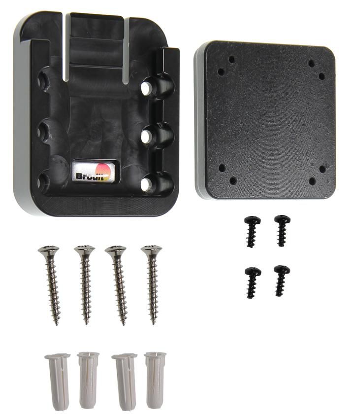 BRODIT - 215911 - MoveClip MultiMoveClip : Plaque d'adaptation pour support sans bascule. Avec trous AMPS. Haute résistance 215911