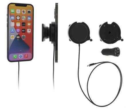BRODIT - 216325 - Chargeur magnétique sans fil, compatible avec les appareils Apple MagSafe ou les accessoires Apple MagSafe.