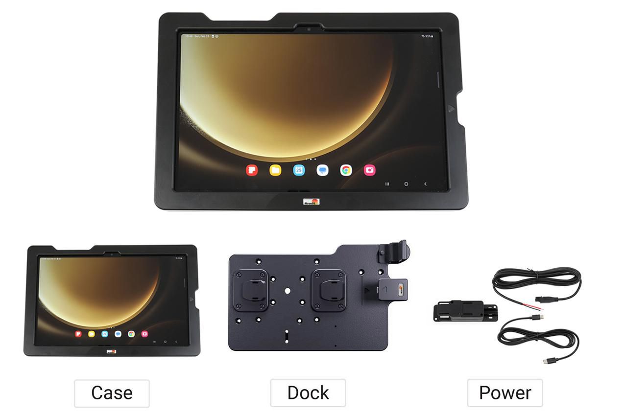 BRODIT - 216485 - Housse rigide ModTek pour Samsung Galaxy Tab S9 FE SM-X51x
